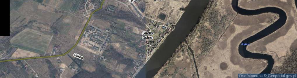 Zdjęcie satelitarne Siadło Dolne ul.